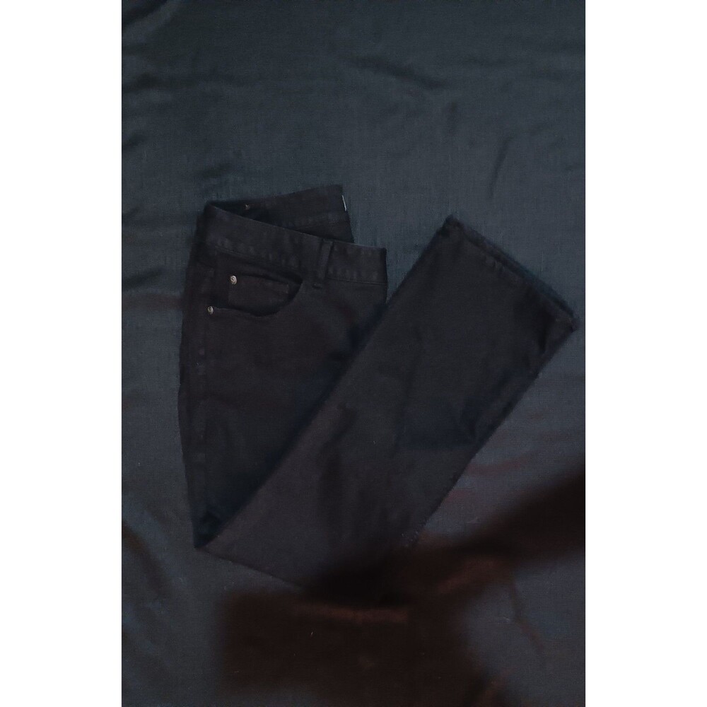 Black denim jeans